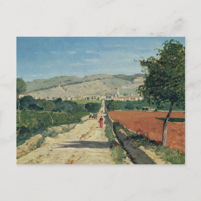 Die provenzalische Landschaft Postkarte (Vorderseite)