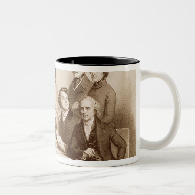 Die provisorische Regierung Zweifarbige Tasse (Rechts)