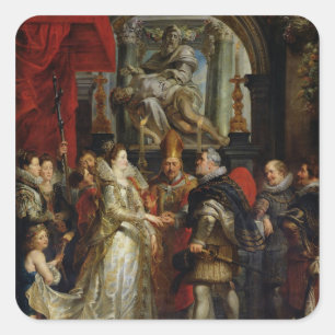 Die Proxy-Ehe Quadratischer Aufkleber