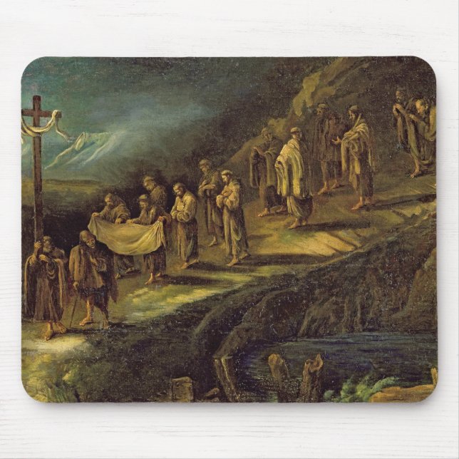 Die Prozession des heiligen Leichentuchs Mousepad (Vorne)
