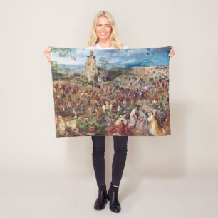 Die Prozession nach Calvary, Pieter Bruegel Fleecedecke