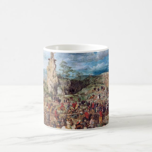 Die Prozession nach Calvary, Pieter Bruegel Kaffeetasse (Mittel)