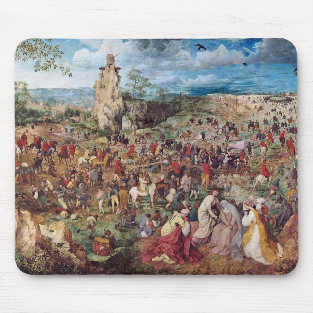 Die Prozession nach Calvary, Pieter Bruegel Mousepad (Vorne)