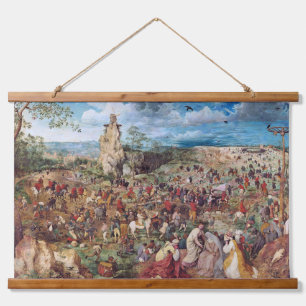 Die Prozession nach Calvary, Pieter Bruegel Wandteppich Mit Holzrahmen