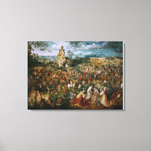 Die Prozession nach Calvary von Pieter Bruegel das Leinwanddruck