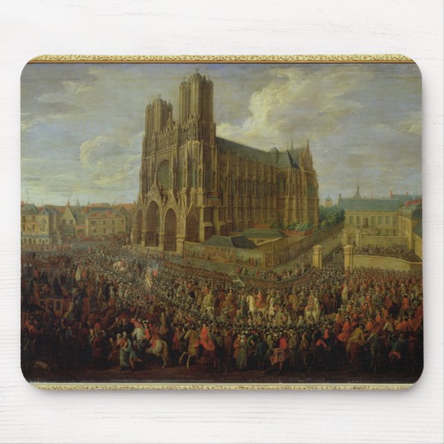 Die Prozession von König Louis XV Mousepad (Vorne)