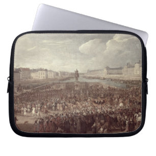 Die Prozession von Louis XIV (1638-1715) über Laptopschutzhülle