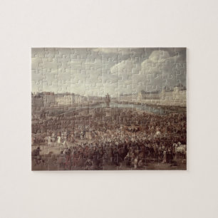 Die Prozession von Louis XIV (1638-1715) über Puzzle