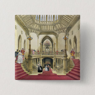 Die Prunktreppe, Windsor Schloss, von 'einem Histo Button