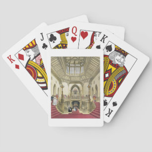 Die Prunktreppe, Windsor Schloss, von 'einem Histo Spielkarten