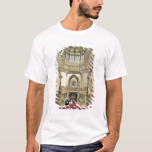 Die Prunktreppe, Windsor Schloss, von 'einem Histo T-Shirt (Vorderseite)