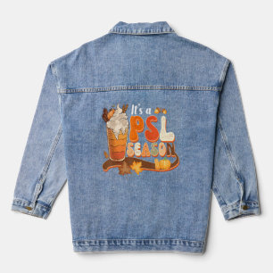 Die Psl Season Retro Pumpkin Gewürz Fall Vibes A Jeansjacke