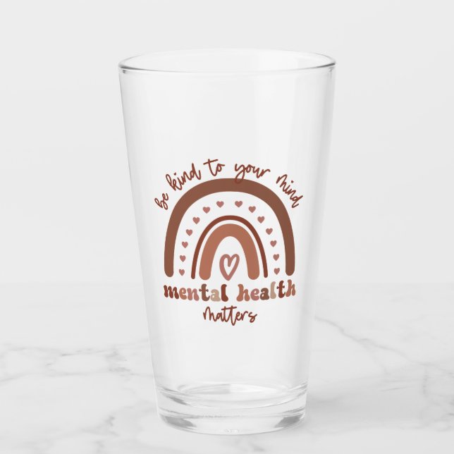 Die psychische Gesundheit von Boho Rainbow steht I Glas (Vorderseite)