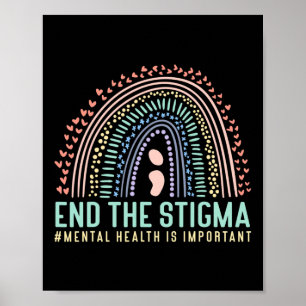 Die psychische Gesundheit von Stigma ist ein wicht Poster