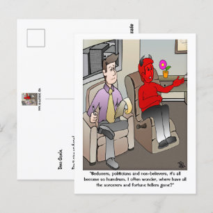 Die psychische Postkarte des Teufels