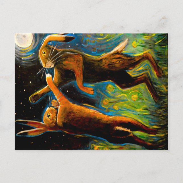 Die Pugilisten Postkarte (Vorderseite)