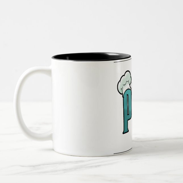 die Puppen Zweifarbige Tasse (Links)
