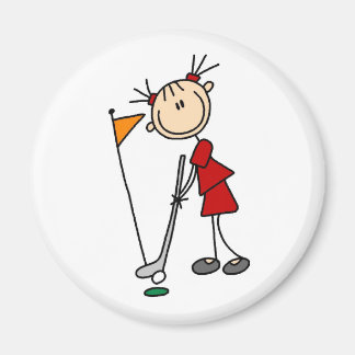 Die Putte aus der grünen Tasche sinken Magnet