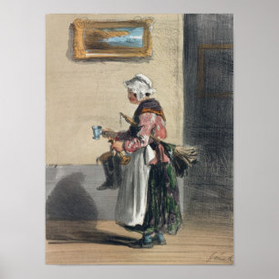 Die Putzfrau, von 'Les Femmes De Paris Poster