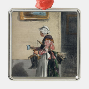 Die Putzfrau, von 'Les Femmes De Paris Silbernes Ornament