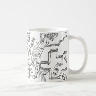 die Puzzlespiel-Tasse Kaffeetasse
