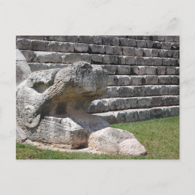Die Pyramide Kukulcan Postkarte (Vorderseite)