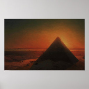 Die Pyramide von Gizeh Poster