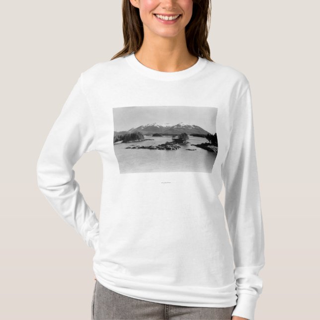 Die Pyramiden bei Sitka, Alaska-Fotografie T-Shirt (Vorderseite)