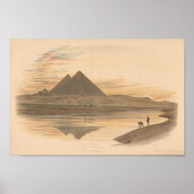 Die Pyramiden  Poster (Vorne)