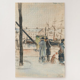 Die Quais in Rouen – Camille Pissarro Puzzle