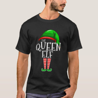 Die Queen Elf Familie Matching Group Weihnachtsges T-Shirt
