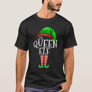 Die Queen Elf Familie Matching Group Weihnachtsges T-Shirt