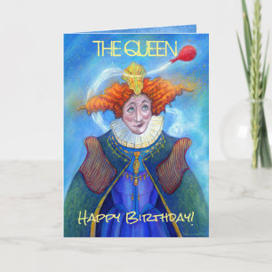 Die "Queen Happy Birthday Card", Karte
