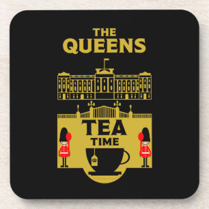 Die Queens Tea Time Coronation gibt Geschenke Getränkeuntersetzer