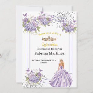 Die Quinceanera-Einladung Einladung