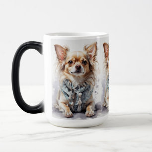 Die Quirky Dog Log Tasse"Pfade & Schlucken Verwandlungstasse