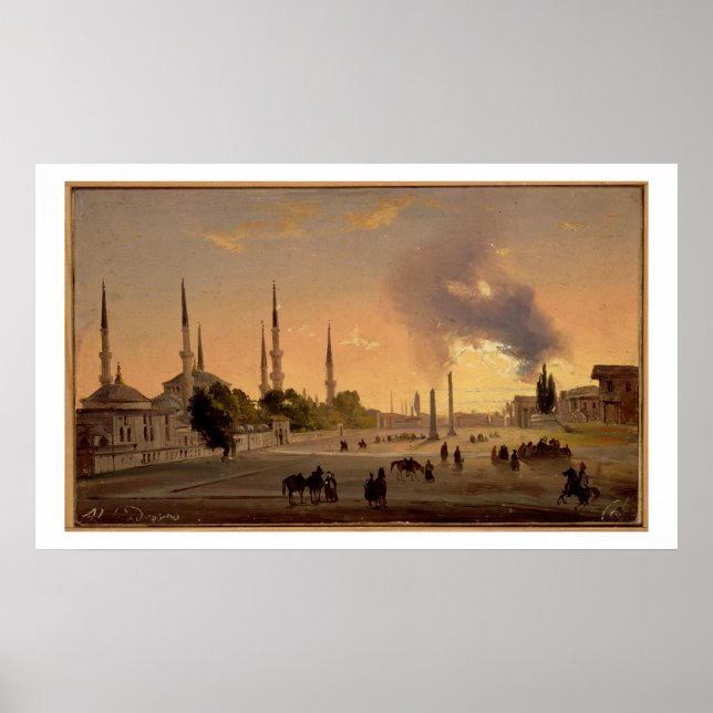 Die Racecourse von Constantinopel (Öl auf Leinwand Poster (Vorne)