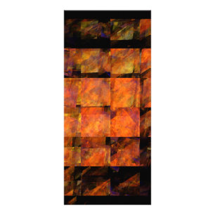 Die Rackkarte der Abstrakten Kunst der Wall Street Werbekarte