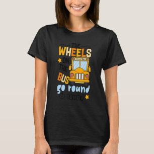 Die Räder des Busses laufen runter und runden zurü T-Shirt