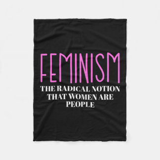 Die radikale Vorstellung, dass Frauen Menschen sin Fleecedecke