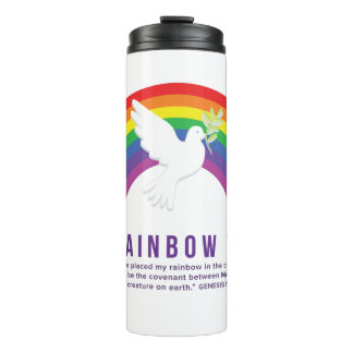 Die Rainbow Truth Genesis 9:13 Thermal Tumbler Thermosbecher