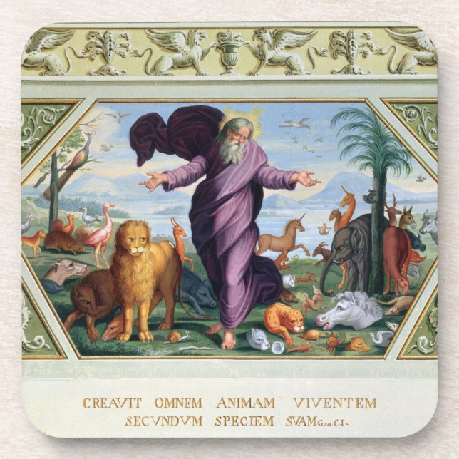 Die RAPHAEL-Bibel: Dreiunddreißig Szenen vom Ol Untersetzer (Vorderseite)