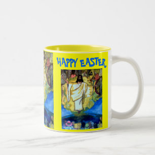 DIE RAPTURE EASTER-Tasse Zweifarbige Tasse