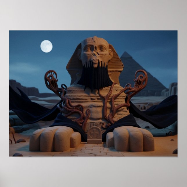 Die rätselhafte Sphinx Poster (Vorne)