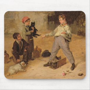 Die Ratten-Falle (Öl auf Platte) Mousepad