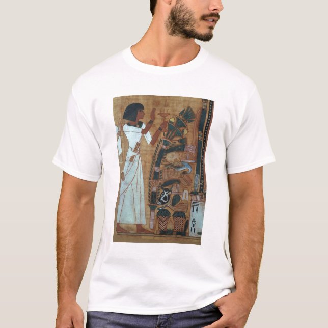 Die Räucherung von Osiris, Seite vom Buch von Th T-Shirt (Vorderseite)