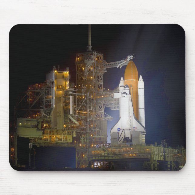 Die Raumfährenentdeckung beim Launch Pad 39A Mousepad (Vorne)