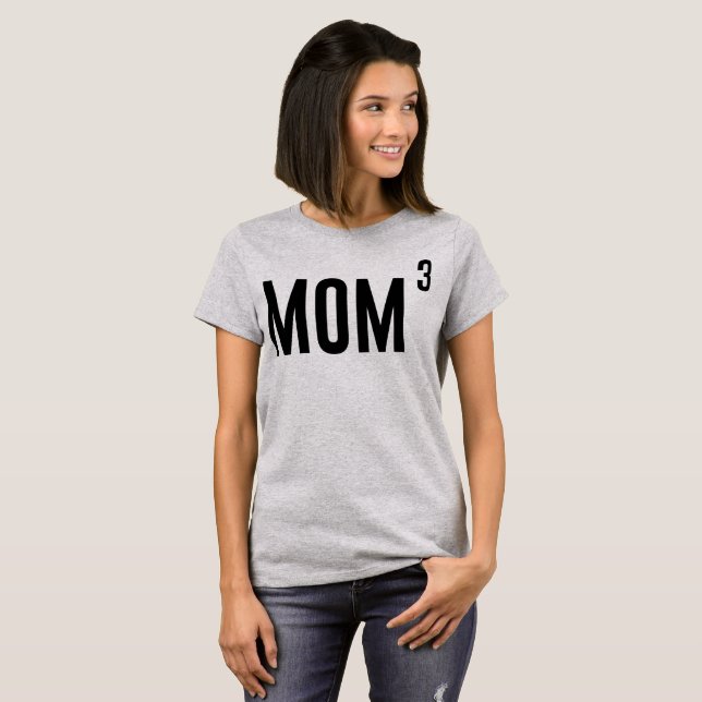 Die Rauminhalt berechnete Mama/vollendete Mama T-Shirt (Vorne ganz)