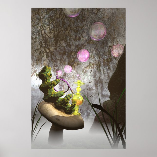 Die Raupe und das Hookah-Poster Poster (Vorne)