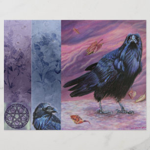 Die Raven Junk Journal-Seite